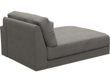 Monica Isla Soft Grey Right Arm Facing Chaise Module color Isla Soft Grey