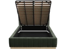 Brentwood Gas Lift Bed Muse Forest color Muse Forest
