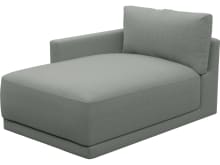 Haven Tribute Storm Left Arm Facing Chaise Module color Tribute Storm