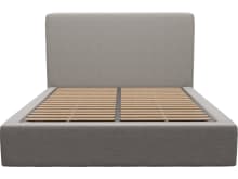 Felix Gas Lift Bed Boucle Pumice color Boucle Pumice
