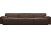 Copenhagen Muse Chocolate Sofa - 3 Seater color Muse Chocolate
