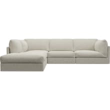 Finley Boucle Ivory Modular Sofa - 5 Seater LAF Terminal color Boucle Ivory