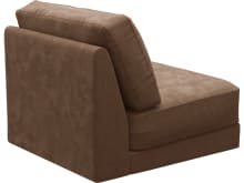 Monica Tribute Chestnut Armless Sofa Chair Module color Tribute Chestnut