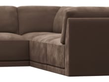 Emily Modular Sofa Muse Chocolate - 5 Piece color Muse Chocolate