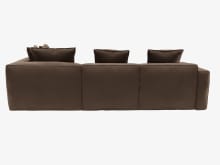 Riley Apt Muse Chocolate Corner Sofa - 4 Seater RAF Terminal color Muse Chocolate