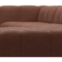 Lucello Muse Rust Modular Sofa with Ottoman - 5 Piece color Muse Rust