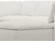 Cloud Deep Tribute Ice Modular Sofa - 6 Piece color Tribute Ice