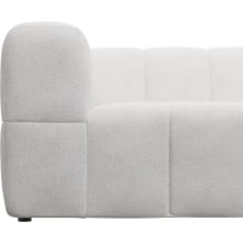 Lucello Noa Fog Modular Sofa with Ottoman - 4 Piece color Noa Fog
