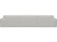 Copenhagen Noa Fog Chaise Sofa - 3 Seater color Noa Fog