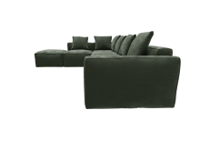 Riley Apt Muse Forest Sofa - 6 Seater LAF Terminal color Muse Forest