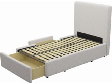 Aria Avon Mineral Left Drawer Storage Bed color Avon Mineral