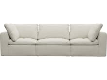 Cloud Boucle Ivory Modular Sofa - 3 Piece color Boucle Ivory