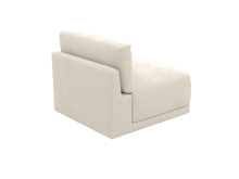 Haven Muse Flax 1 Seater Armless Sofa Module color Muse Flax