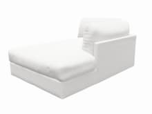 Finley Muse Frost Right Arm Facing Chaise Module color Muse Frost