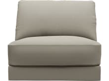 Monica Plaza Natural Armless Sofa Chair Module color Plaza Natural