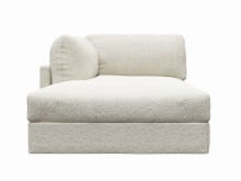 Finley Boucle Ivory Left Arm Facing Chaise Module color Boucle Ivory