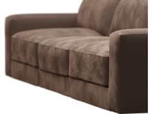 Monica Muse Chocolate Sofa - 3 Seater color Muse Chocolate