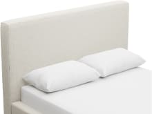 Felix Gas Lift Bed Boucle Ivory color Boucle Ivory