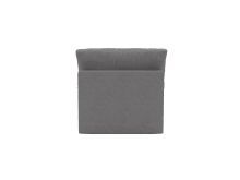 Retreat View Steel Armless Sofa Module color View Steel
