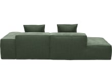 Riley Tribute Dark Jade Modular Sofa - 1x Arm, 1x Armless, 1x Left Terminal color Tribute Dark Jade
