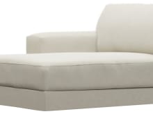 Monica Muse Flax Left Arm Facing Chaise Module color Muse Flax