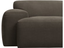 Copenhagen Muse Mink Chaise Sofa - 3 Seater color Muse Mink