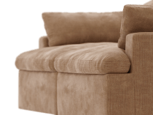 Retreat Tribute Chestnut Modular Sofa - 2 Piece color Tribute Chestnut