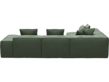 Riley Tribute Dark Jade Modular Sofa - Arm, 2x Armless, Corner, Left Terminal color Tribute Dark Jade