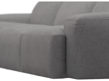 Copenhagen California Slate Chaise Sofa - 3 Seater color California Slate