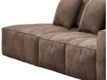 Riley Muse Chocolate Modular Sofa - 1x Arm, 2x Armless, 1x Left Terminal color Muse Chocolate