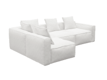 Riley Apt Noa Fog Corner Sofa - 4 Seater LAF Terminal color Noa Fog