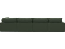 Willow Tribute Dark Jade Modular Sofa - 6 Seater RAF Terminal color Tribute Dark Jade