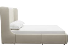 Lucy Drawer Bed Muse Flax color Muse Flax