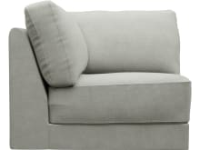 Monica Toorak Pebble Corner Sofa Chair Module color Toorak Pebble