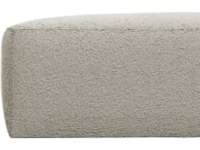 Copenhagen Boucle Ivory Ottoman color Boucle Ivory