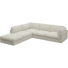 Finley Boucle Ivory Modular Sofa - 5 Seater LAF Terminal color Boucle Ivory