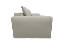 Riley Apt View Cream Sofa - 3 Seater Chaise color View Cream