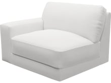 Monica Muse Frost Left Arm Facing Chair Module color Muse Frost