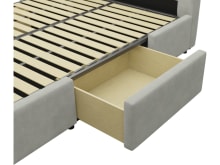 Aria Drawer Bed Toorak Pebble color Toorak Pebble