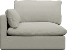 Willow California Ivory 1 Seat Left Arm Facing Sofa Module color California Ivory