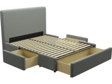 Aria Drawer Bed Tribute Storm color Tribute Storm