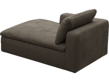 Cloud Deep Chaise Left Module Muse Mink color Muse Mink