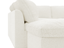 Retreat Boucle Ivory Modular Sofa - 6 Seater LAF Terminal color Boucle Ivory