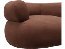 Colette Muse Rust Swivel Armchair color Muse Rust