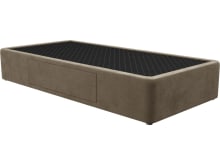 Zenith Kids 1 Storage Drawer Bed Base Tribute Walnut color Tribute Walnut