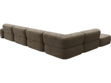 Beckett Tribute Walnut Modular Sofa - 7 Piece color Tribute Walnut
