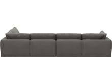 Cloud Deep Isla Soft Grey Modular Sofa - 6 Piece color Isla Soft Grey