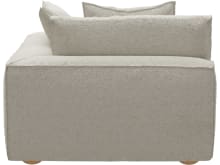 Tully Boucle Ivory Chaise Right Arm Facing Module color Boucle Ivory