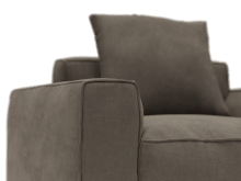 Riley Apt Muse Mink Armchair color Muse Mink