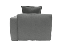 Riley Apt Maya Flint Chaise Right Arm Facing Sofa Module color Maya Flint